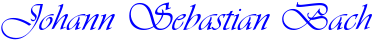 Johann Sebastian Bach