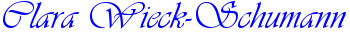 Clara Wieck-Schumann